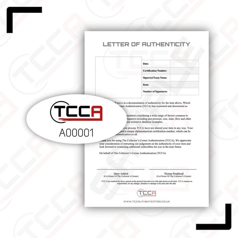 TCCA Autograph Authentication